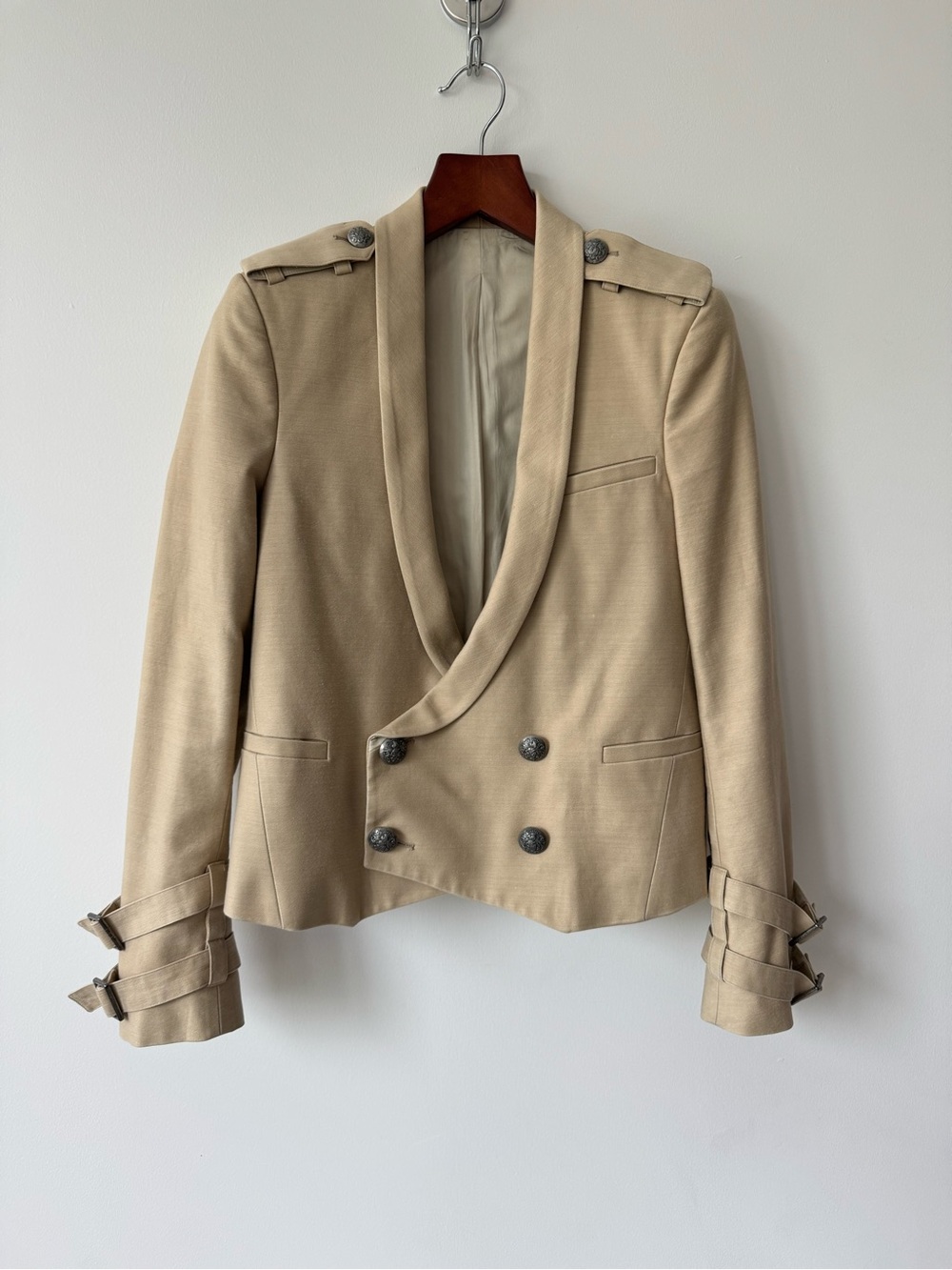 Balmain Military Inspired Cropped Blazer from S/S13 Collection - Made in France